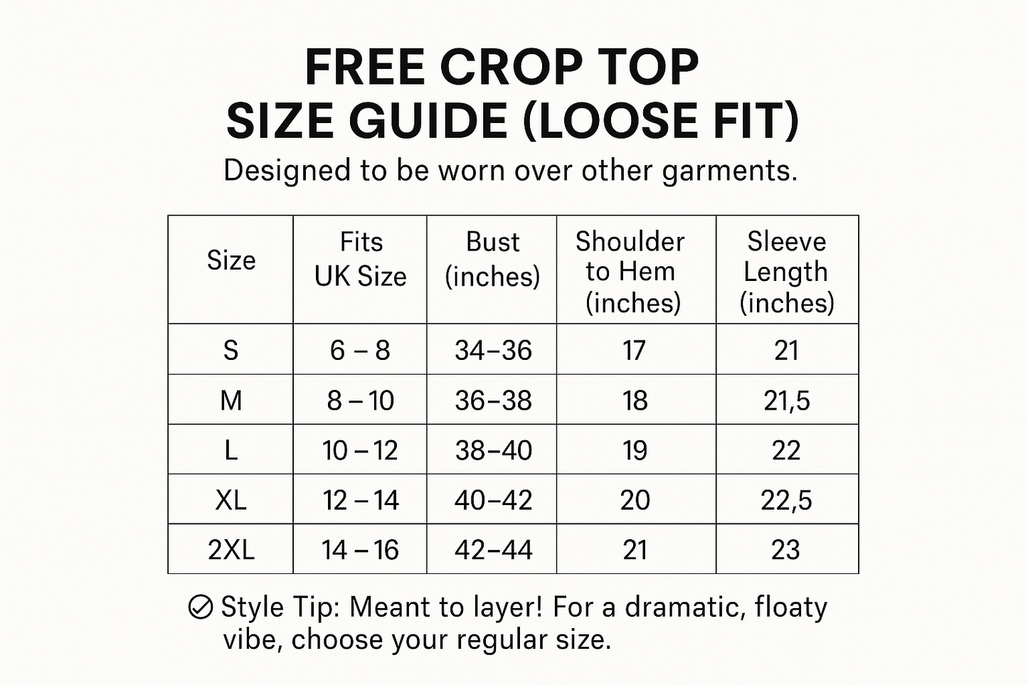 The Free. Crop Top